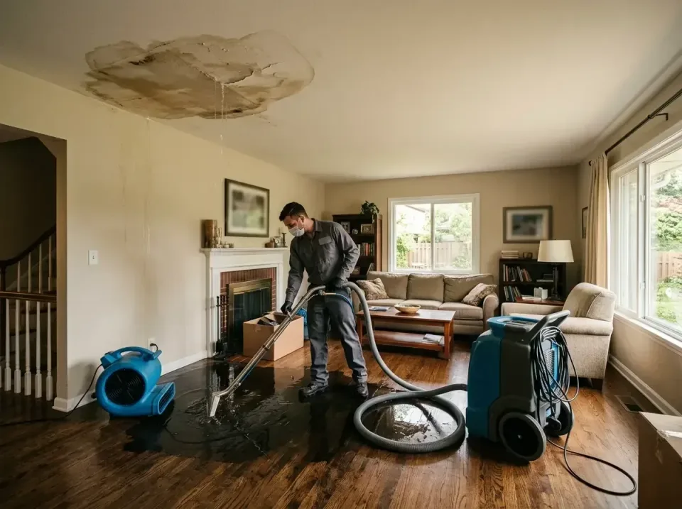 attic-pipe-burst-ceiling-drip-008 — frequently asked questions, Water Damage Restoration & Carpet Care in St. Joseph, IL